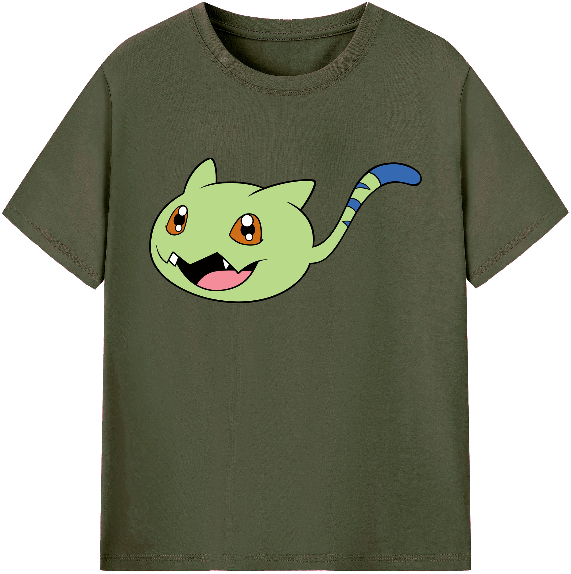 （画像用） Digimon デジタルモンスター/デジモン 綿100％ メンズ半袖Tシャツ｜肌触りやわらか＆通気性